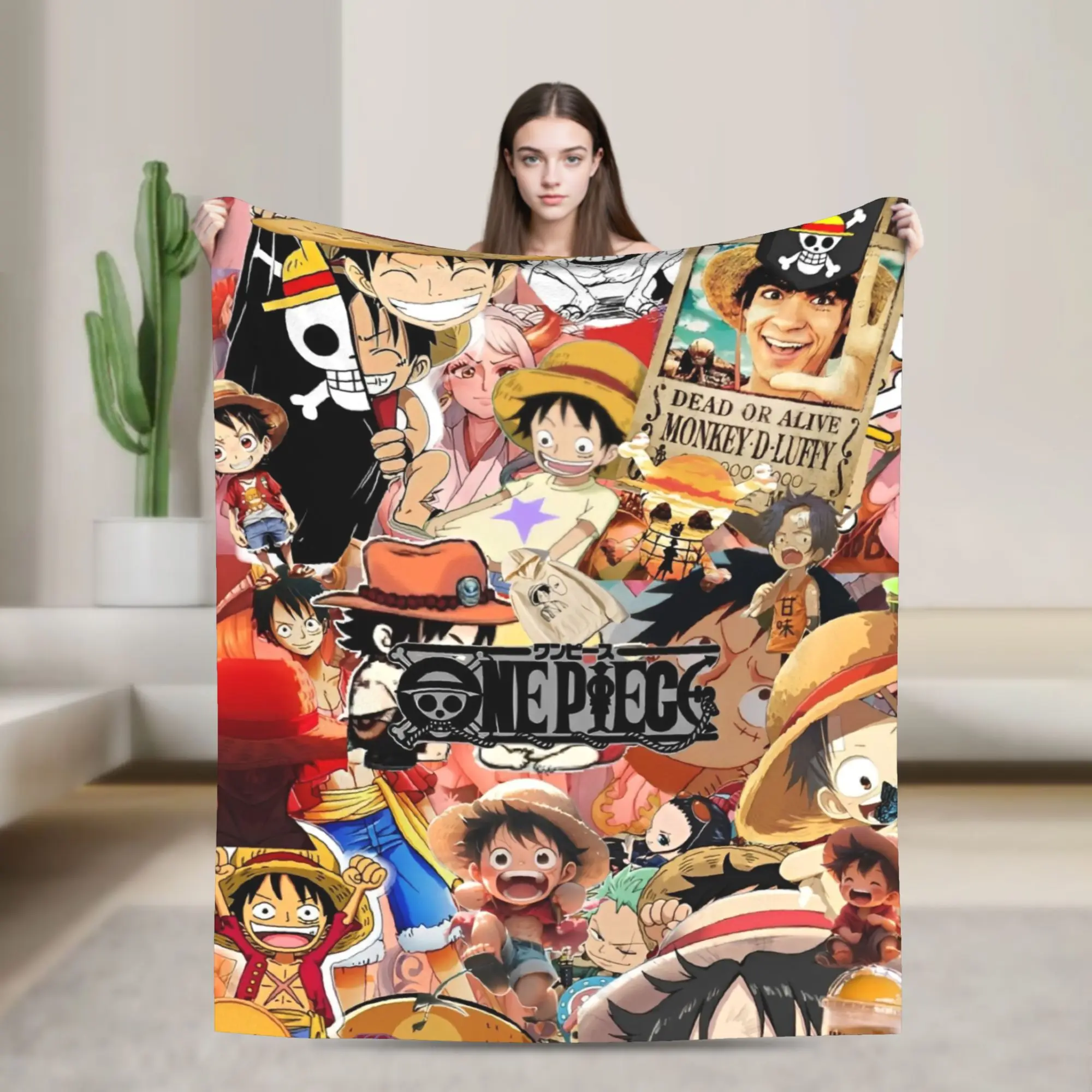 

Одеяло в стиле аниме Luffy Zoro Sanji, мягкие пушистые плюшевые одеяла разных размеров для дивана, дивана и кровати