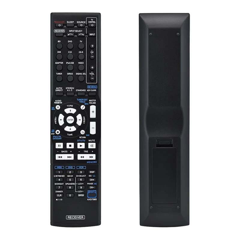 

ABKN-AXD7583 Черный пульт дистанционного управления для AV-ресивера Pioneer VSX-820-K VSX-820 VSX820 VSX820K VSX-72TXVI VSX-90TXV VSX-92TXH VSX-52