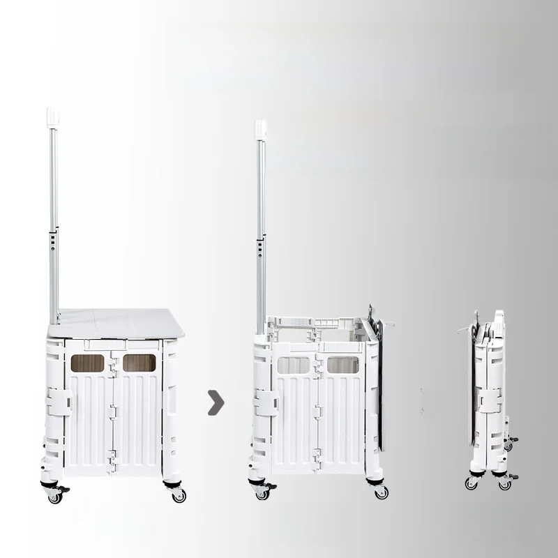 plastic-shopping-cart-portable-vegetable-buying-stall-selling-stalls-storage-small-pulling-car-home-organization-tools