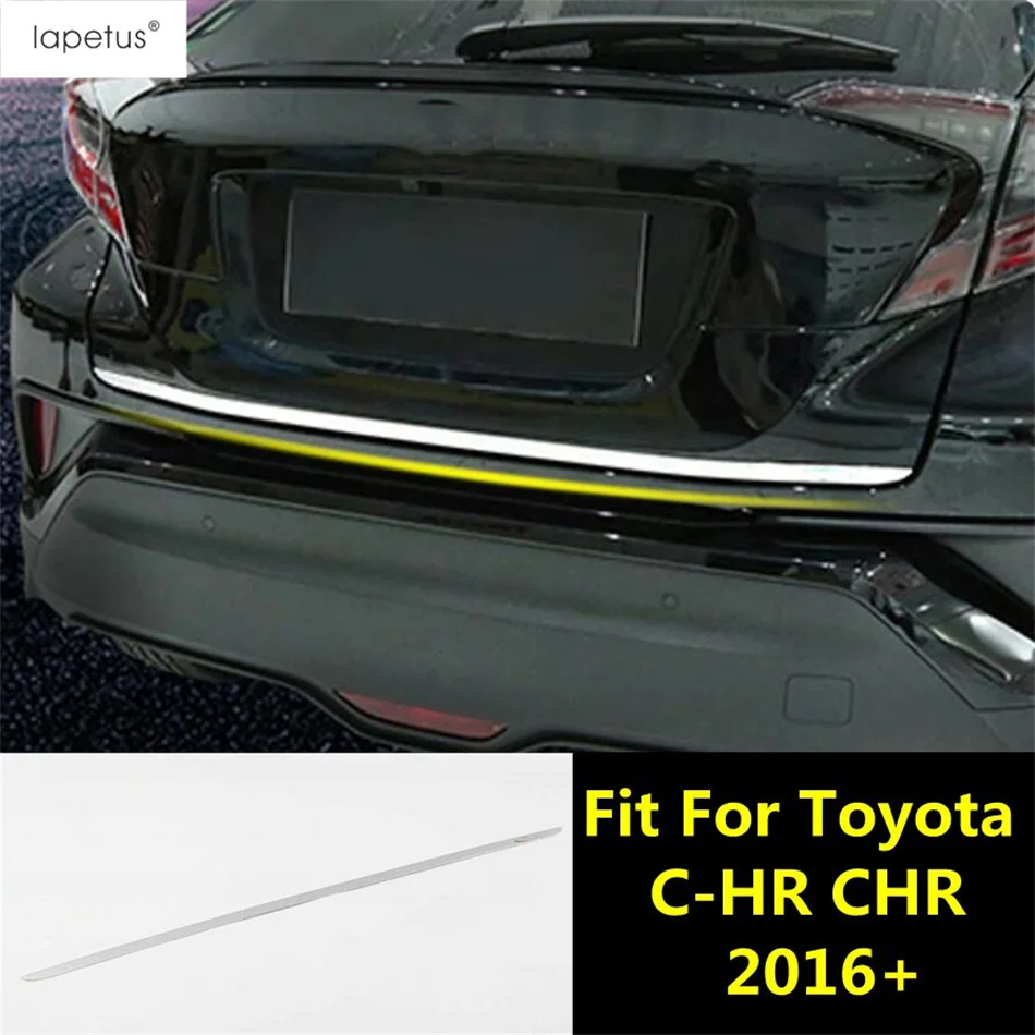 

Car Rear Tail Gate Trunk Back Door Lid Molding Strip Cover Trim Stainless Steel Accessories Fit For Toyota C-HR CHR 2016 - 2022