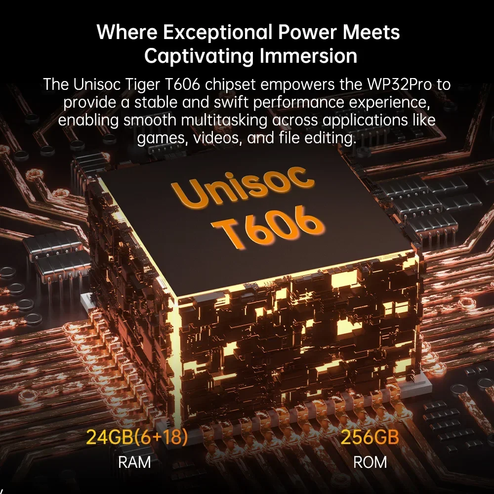 Oukitel WP32 Pro هاتف ذكي متين 24 جيجابايت + 256 جيجابايت 6 بوصة HD 20 ميجابكسل هاتف محمول NFC 6300 مللي أمبير ثماني النواة #2