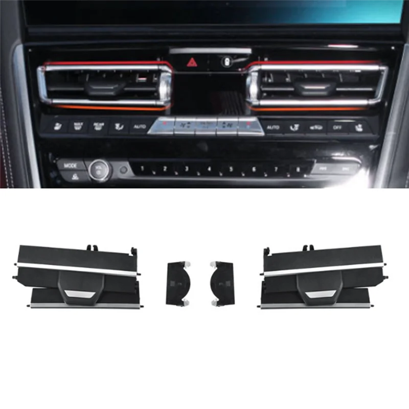 

Precise Car Central Control Air Vent Grille Clip A/C Outlet Repair Kits 64119458567 For BMW 8 Series G14 G15 M8 2017-2022