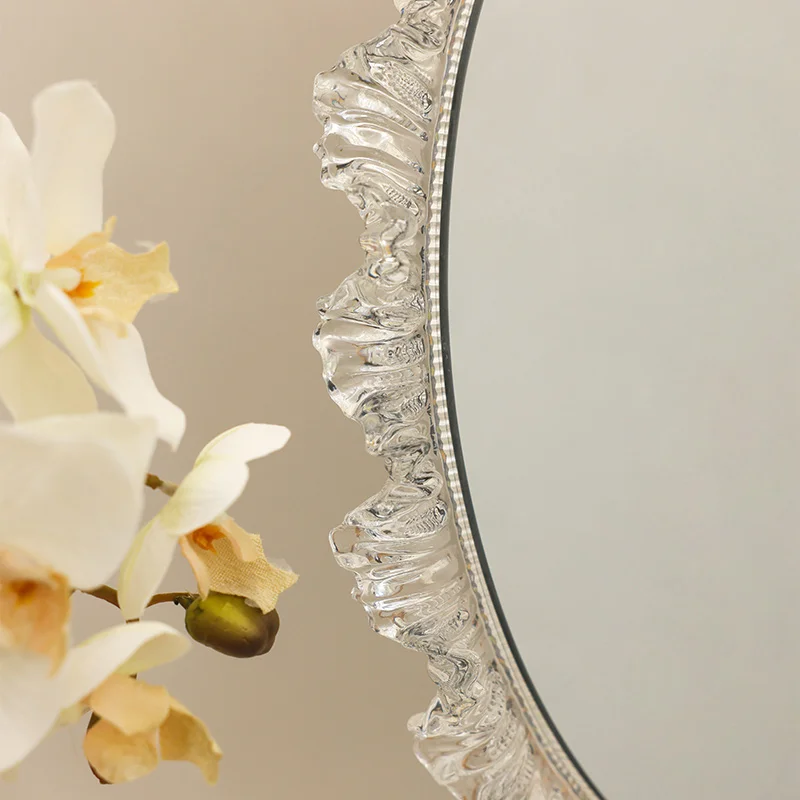 Round Bathroom Mirror Led Light Makeup Full Length Mirror Big Art Espelho De Banheiro Para Parede Home Decoration Accessories - Image 5