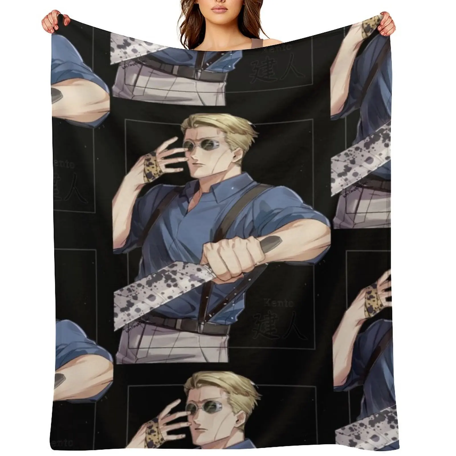 

Nanami Kento Essential Throw Blanket christmas gifts Thins blankets and throws Sofa Throw Blankets