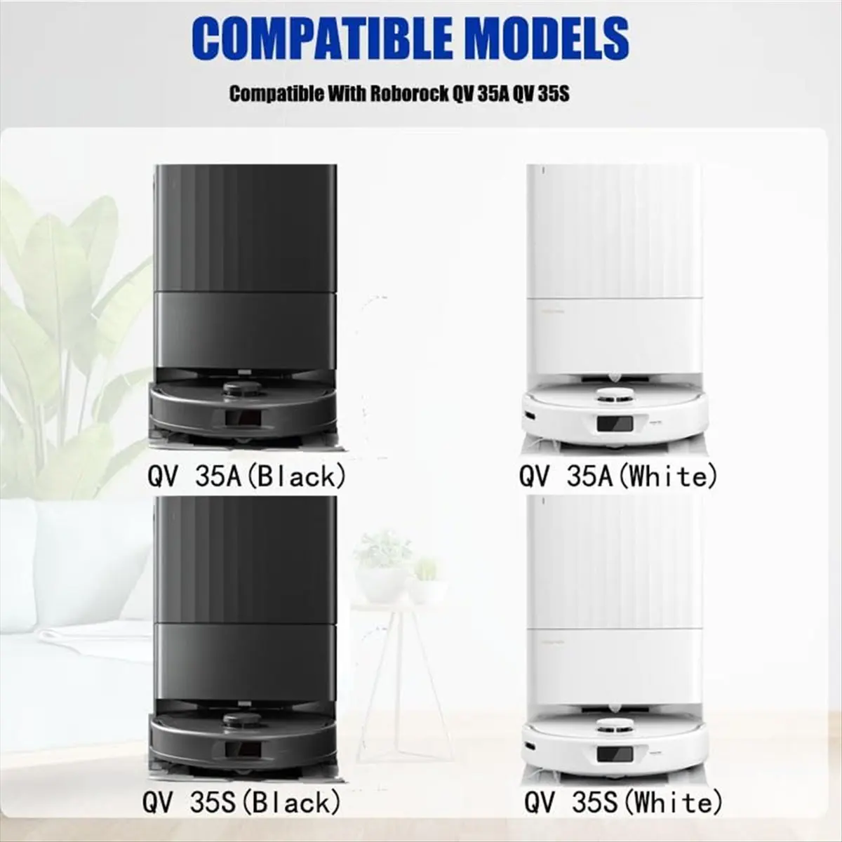 Accessories Replacement Kit Compatible with for 35A 35S Robot Vacuum Cleaner,Main Brush Roller,Hepa Filters-TCES