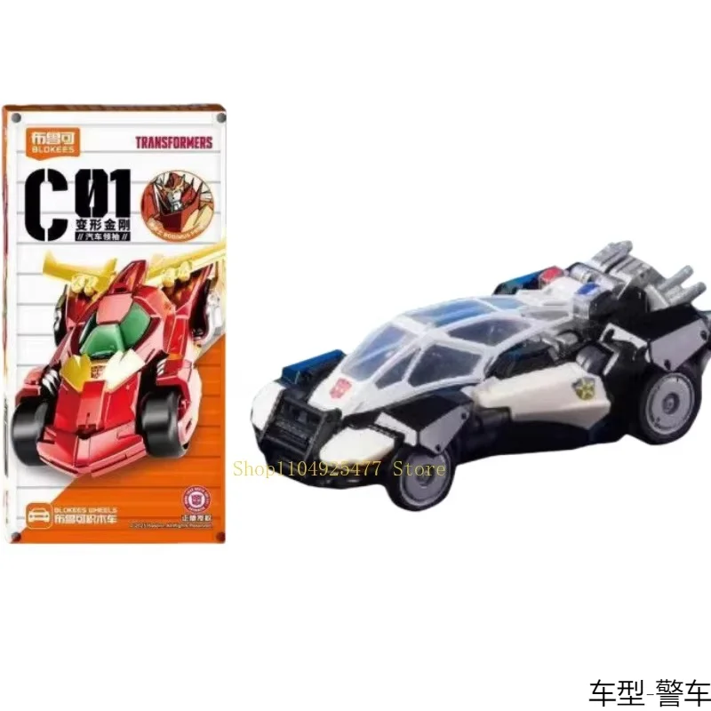 BLOKEES Transformers Blokkenauto Leader C01 First Bullet Optimus Prime Megatron Geassembleerd Speelgoed Cadeaumodel Bureauversiering