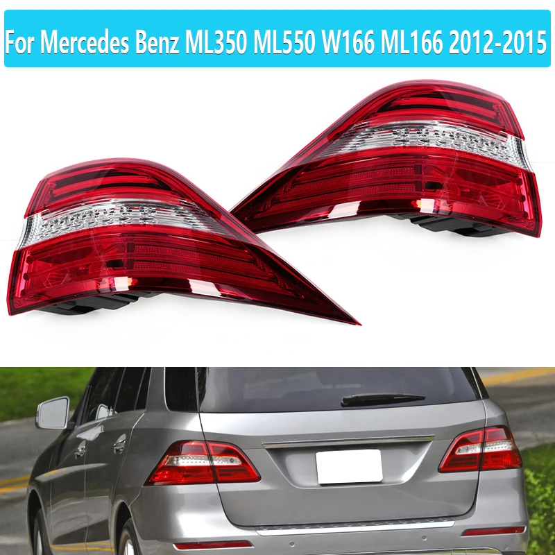 For Mercedes-Benz W166 ML300 ML350 ML400 2012 2013 2014 2015 Car Taillight LED Rear Lamp Led Taillight 1669063501 1669063401