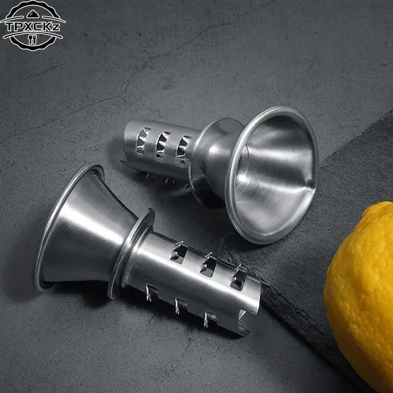 1pc Stainless Steel Lemon Squeezer Pourer Screw Manual Lemon Orange Limes Citrus Juicer Squeeze Fruit Tool Kitchen Gadgets