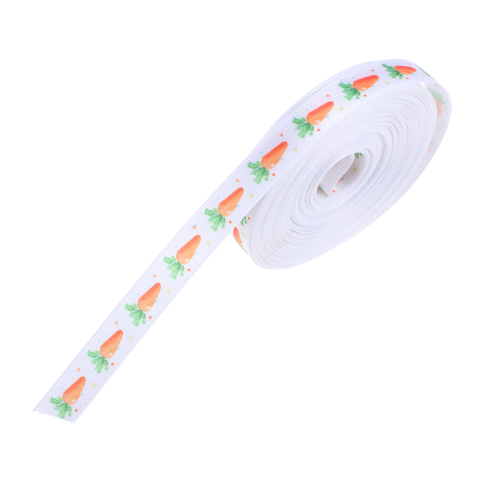Decorative Egg Ribbon Easter Spring Gift for Crafts White Bunny Rabbit Grosgrain