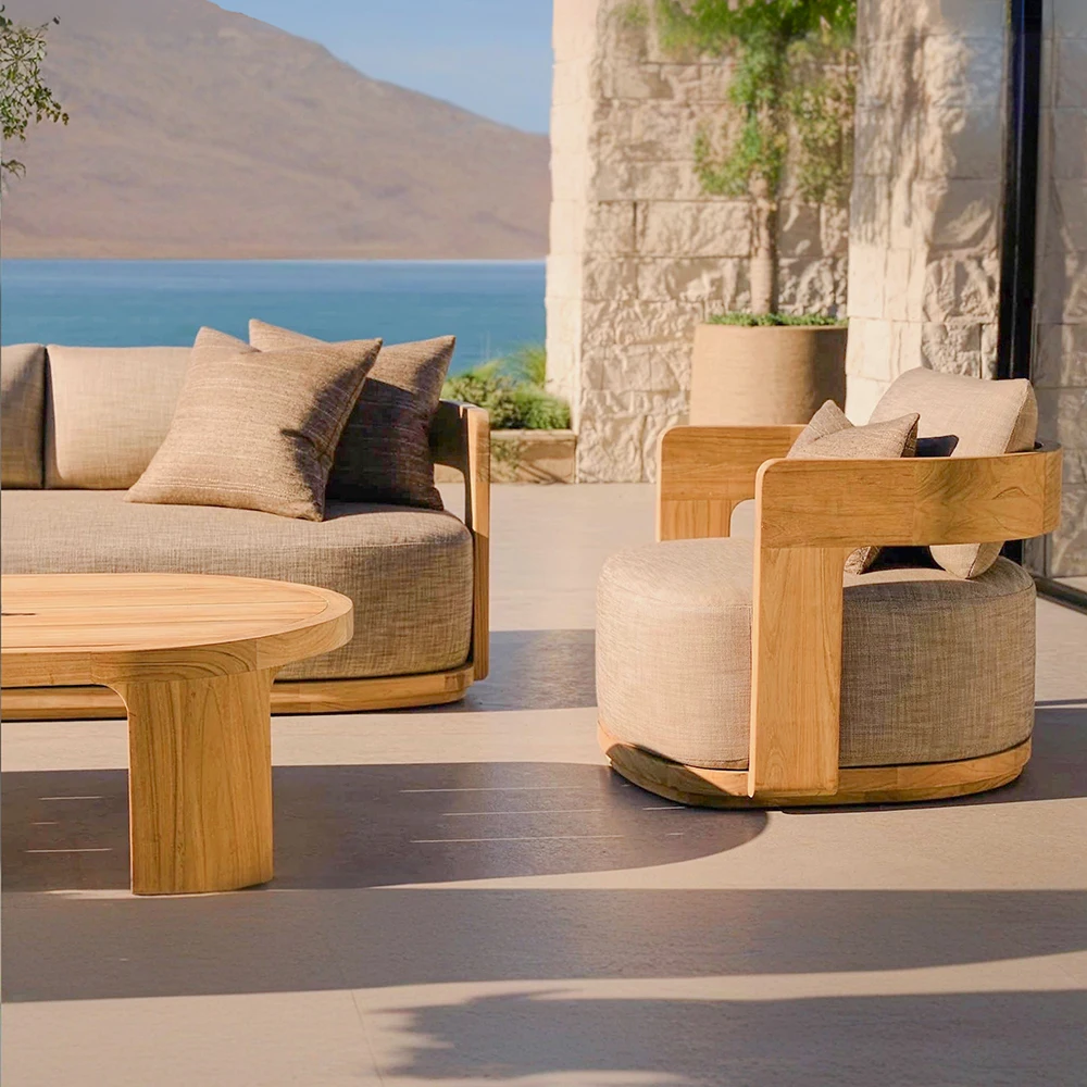 Conjunto de Sofá de Teca para  - Outdoor Furniture Weatherproof avaliação e preço