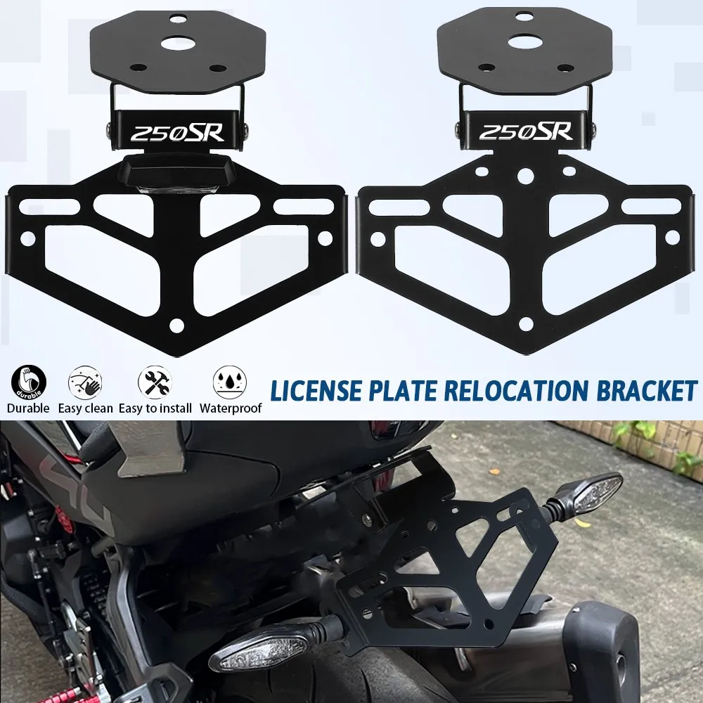 

250 SR 300 SR Motorcycle FOR CFMOTO 250SR 300SR 2023 2024 License Plate Holder Bracket Rear Tail Tidy Fender Eliminator Kit