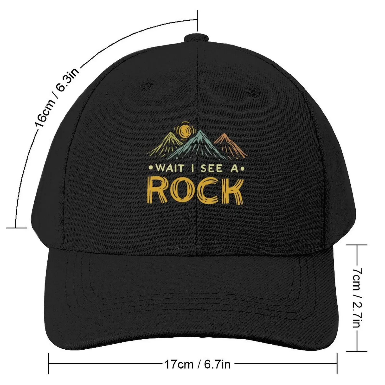 Geology Geologist Rockhound Rockhounding Retro Baseball Cap beach hat New In The Hat Custom Cap hard hat Mens Tennis Women's