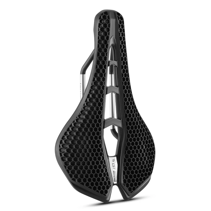 AliExpress West Biking WEST BIKING 3D Bicycle Saddle Honeycomb Bionic Structure Comfortable Cushion Wear-resistant Durable Non-slip Road Bike Access