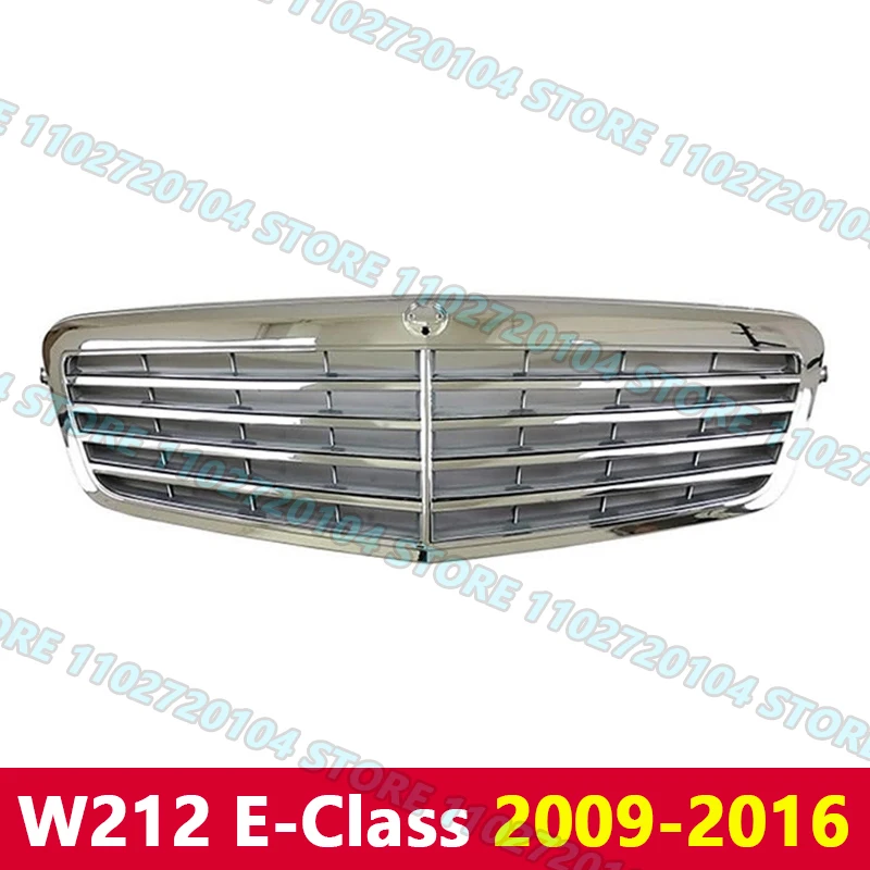 

for W212 Mercedes Benz E200 E220 E250 E300 E350 E400 E63 Front Bumper Radiator Grill Mesh Middle Net Grid Base 2128800983