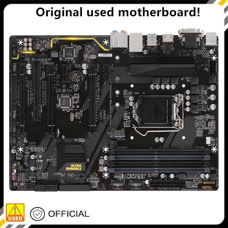 

For GA-H270-HD3 H270-HD3 Original Used Desktop Intel H270 64GB DDR4 Motherboard LGA 1151 i7/i5/i3 USB3.0 SATA3