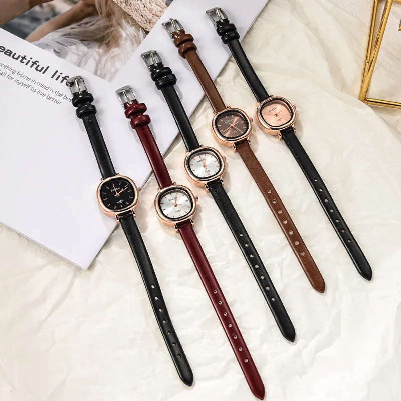 

Простые женские часы, кварцевые повседневные наручные часы, женские кожаные часы, женские часы, праздничный подарок на День святого Валентина, Relogio Feminino
