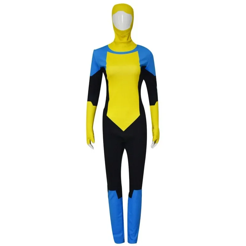 Anime Invincibile Mark Grayson Nolan Omni Man Eve Costume Cosplay Uomo Tuta Tuta Halloween Carnevale Party Suit Zentai