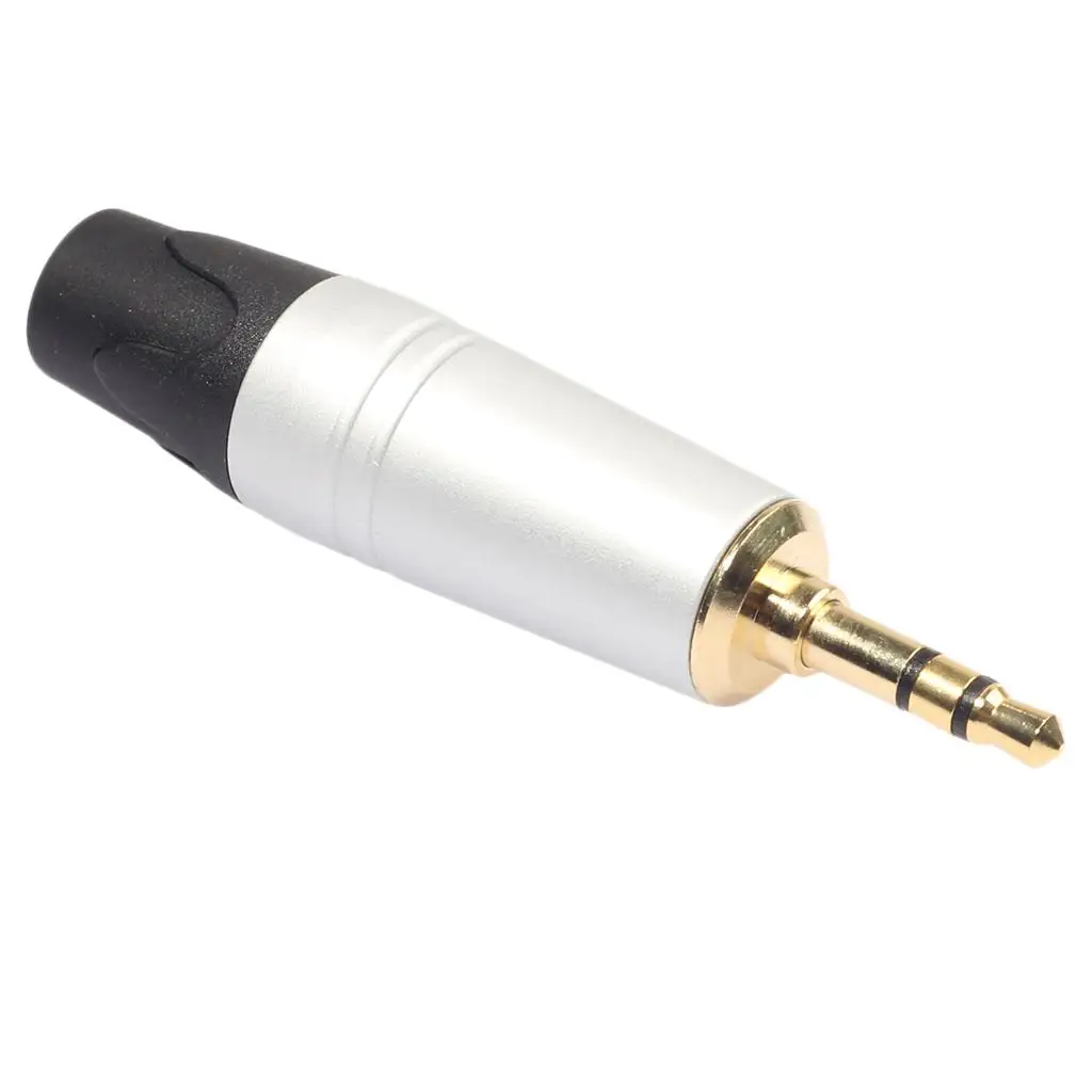 3.5 mm audio jack plug DIY headphones Gold-plated copper plug