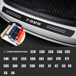 Car Rear Bumper Sticker Auto Decoration Accessories For BMW M Performance F10 E28 E39 E46 E53 E60 E71 E84 E92 X1 X2 X3 X4 X5 X6