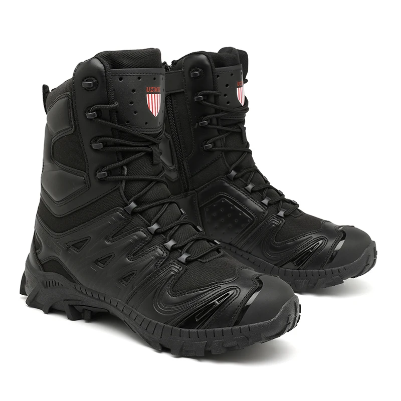 Men Tactical Boots Army Shoes Wear Resistant Training Waterproof Outdoor Mountaineering Sports Special Forces Desert Combat