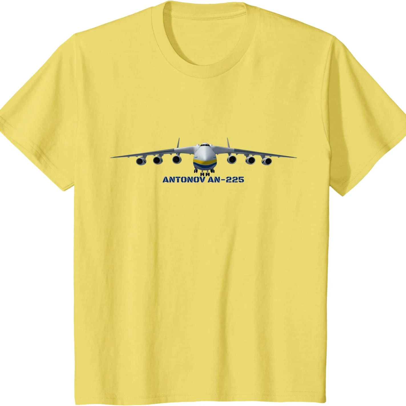 Ukrainian Antonov AN-225 Mriya Jet Cargo Plane T Shirt. Short Sleeve 100% Cotton Casual T-shirts Loose Top Size S-3XL