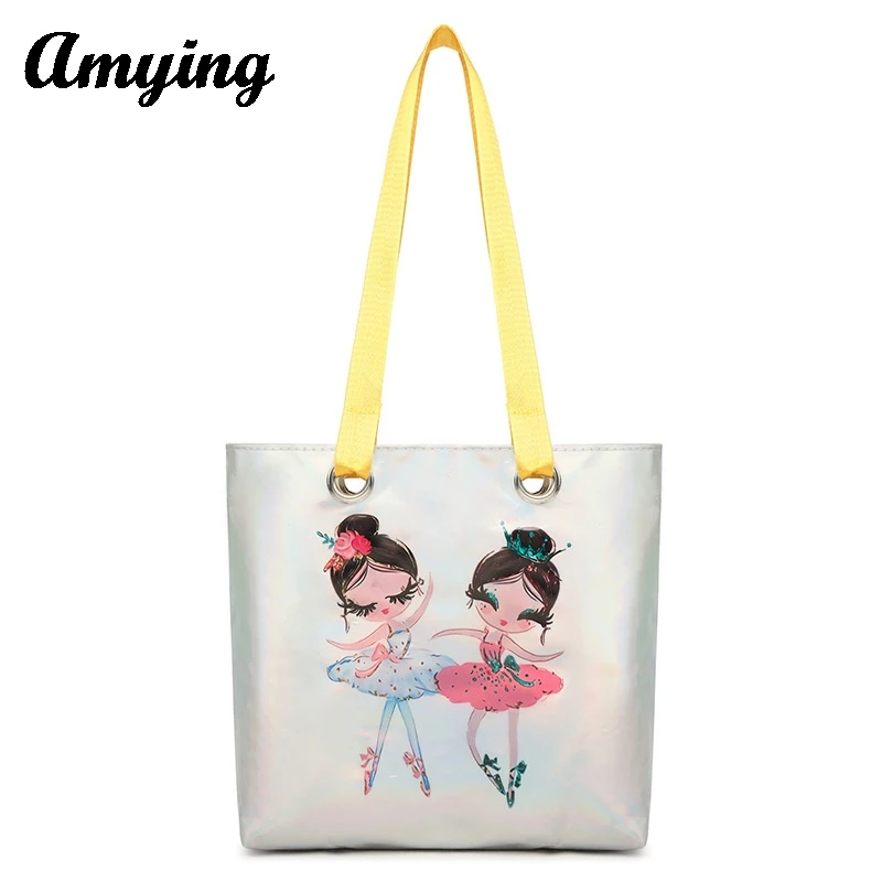 2024 Girls' Storage Bag Children's Dance Bag Colorful Dance Bag Handheld Gift Bag Girl Music Handbag Art Cartoon New