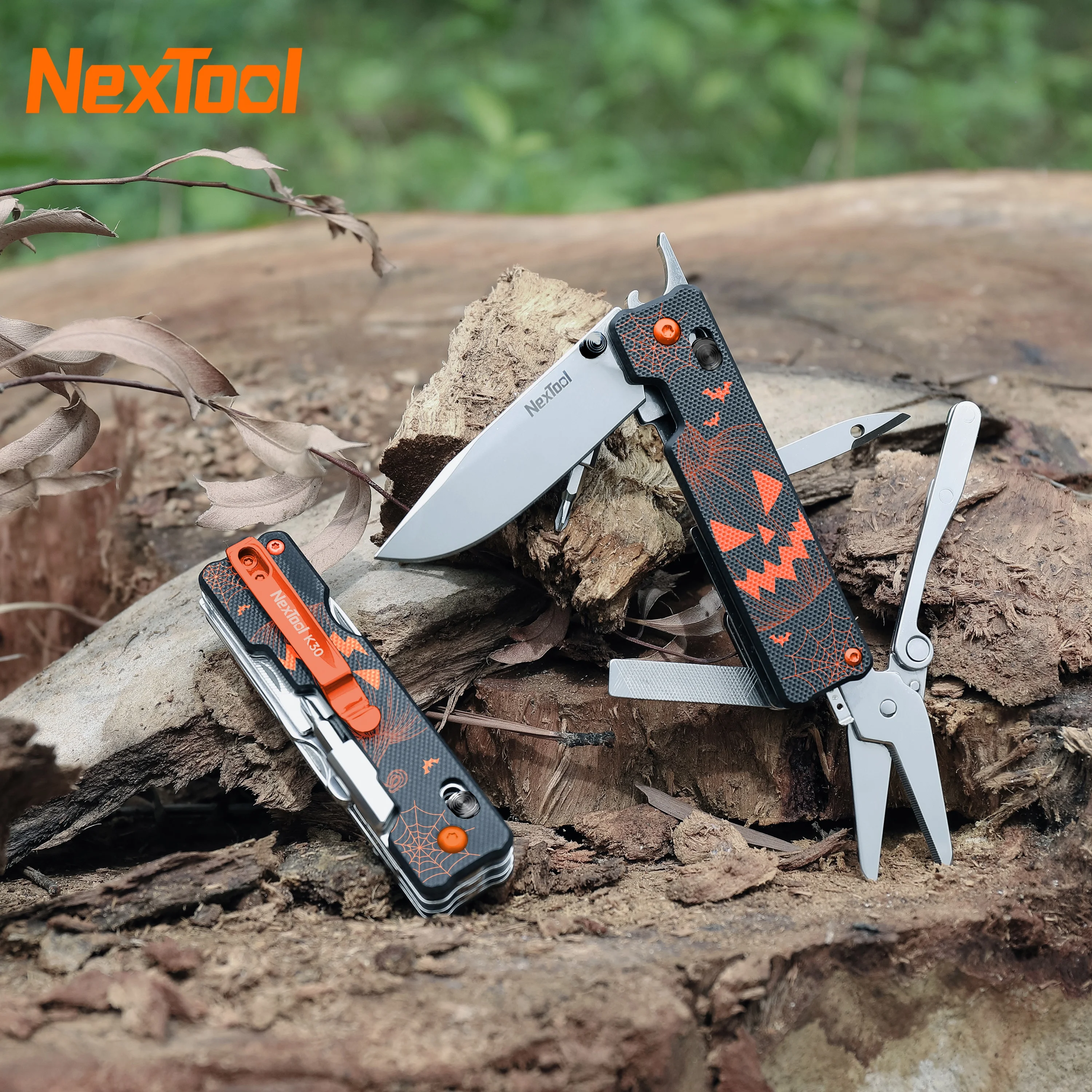 NexTool EDC Pocket Knife Knight K30 11 In 1 Multi-tool Scissor File Screwdriver Outdoor Folding Tool Mini Portable Hand Tool