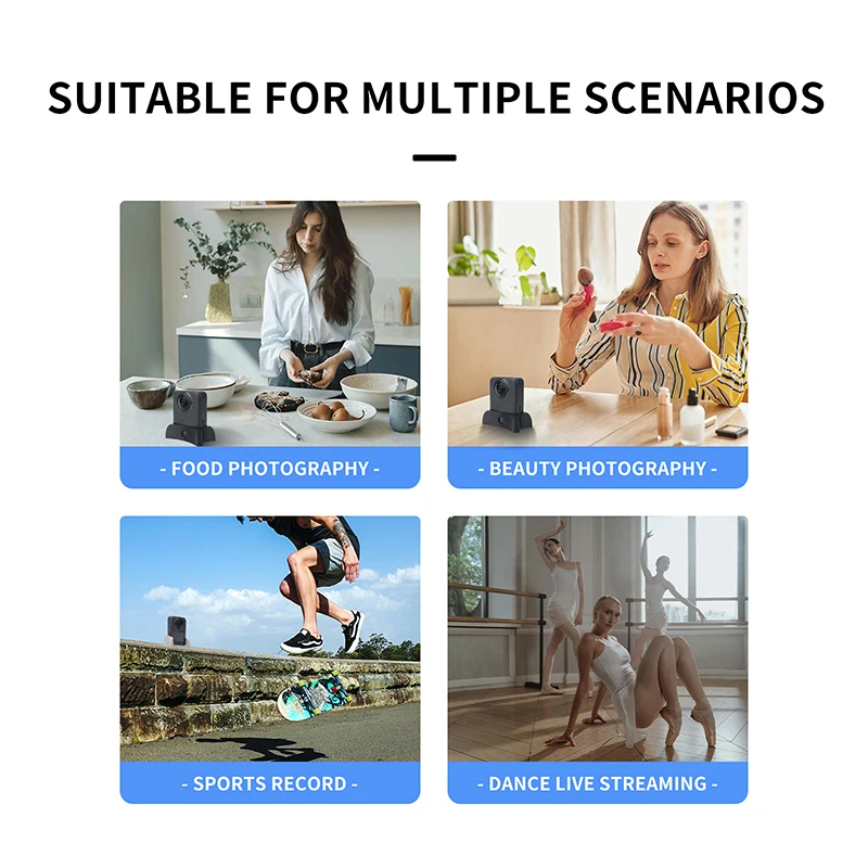 

Desktop Base Stand for DJI OSMO360,Bracket Camera Anti-slip Fixed Protective Holder Desktop Upright Stabilizer Support Accessory