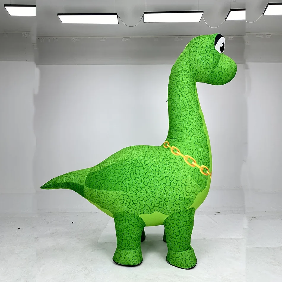 Maskot Dinosaurus Leher Panjan - Inflatable Dinosaur Costume Adult ulasan dan harga
