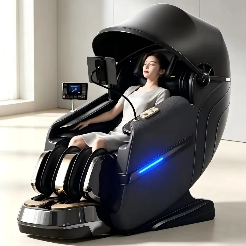 Luxury Full Body Zero Gravity Massage Chair Thai Stretch & Smart Health Detection Available for the Whole Family