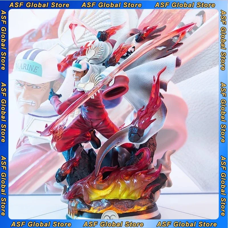38 cm EINTEILIGE Anime-Figuren Sakazuki Admiral der Marine Hauptquartier Modell kann Licht