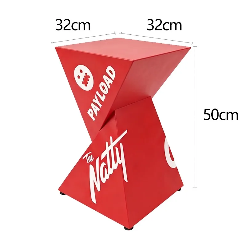 Designer Metal Side Tables Dopamine Cool Entryway Colorful End Table Cartoon Funky Stolik Boczny Do Kanapy Room Furniture