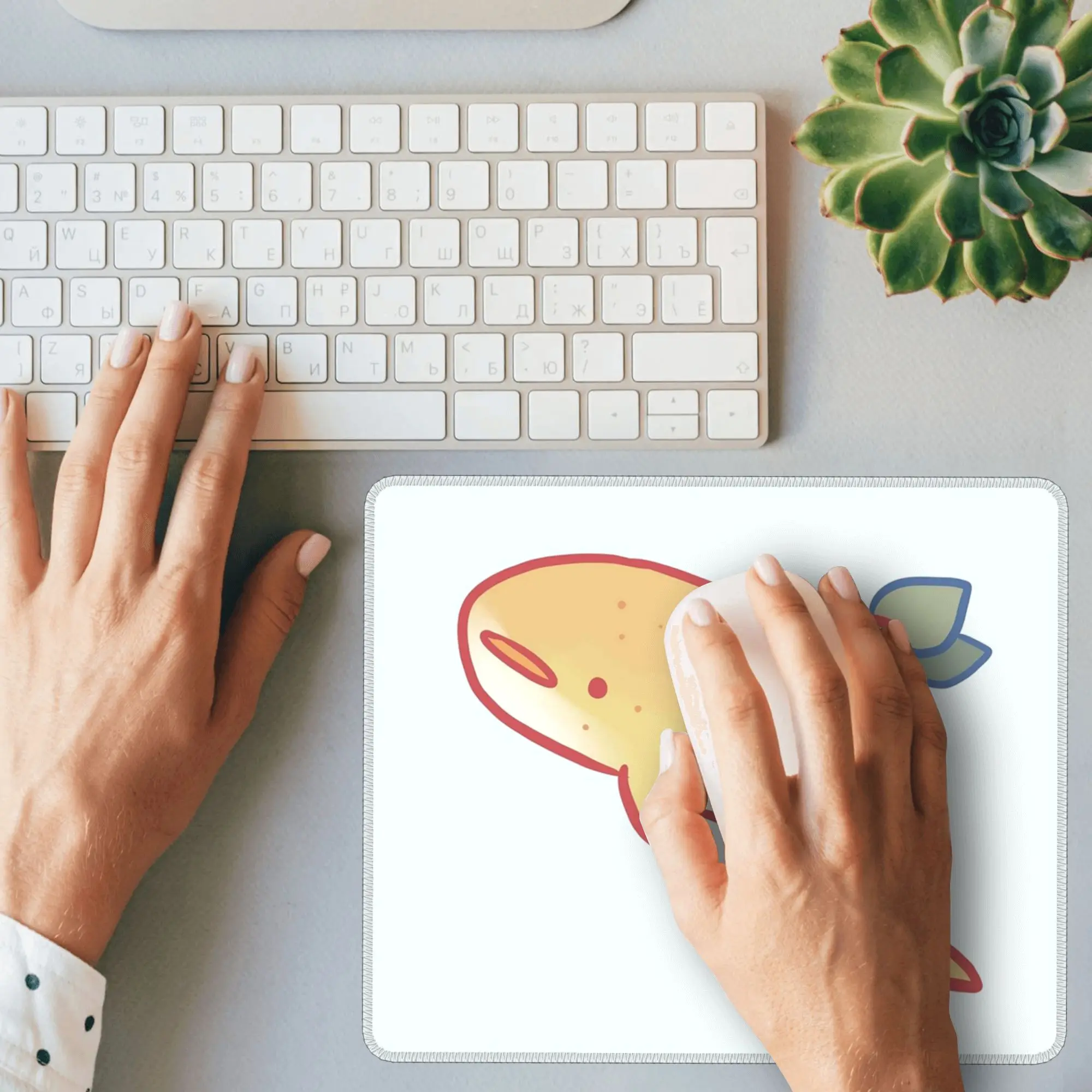 Lemon shark Mouse Pad Computer Keyboard Mouse Mat Gamer PC Laptop Desk Mat Office Table Mats