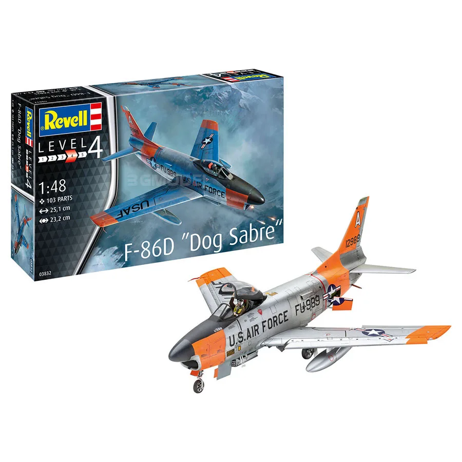 

Revell Aircraft Scale Model Kit 03832 F-86D "Dog Sabre" 1/48
