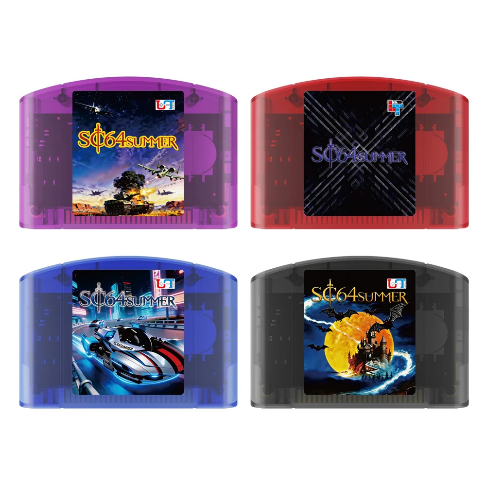 

НОВЫЙ Игровой картридж SC64Summer SC64 5000 в 1 с бесплатной картой 32 ГБ для N64, совместимый с играми Nintendo 64, поддерживает игры 64DD.