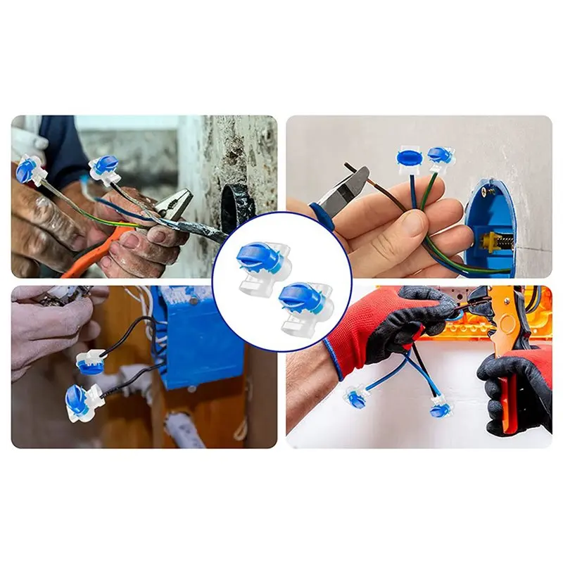 ABSS-300PCS Cable Connectors For Robotic Lawnmowers, Waterproof Connection Cable Wire Connector With Gel Filling