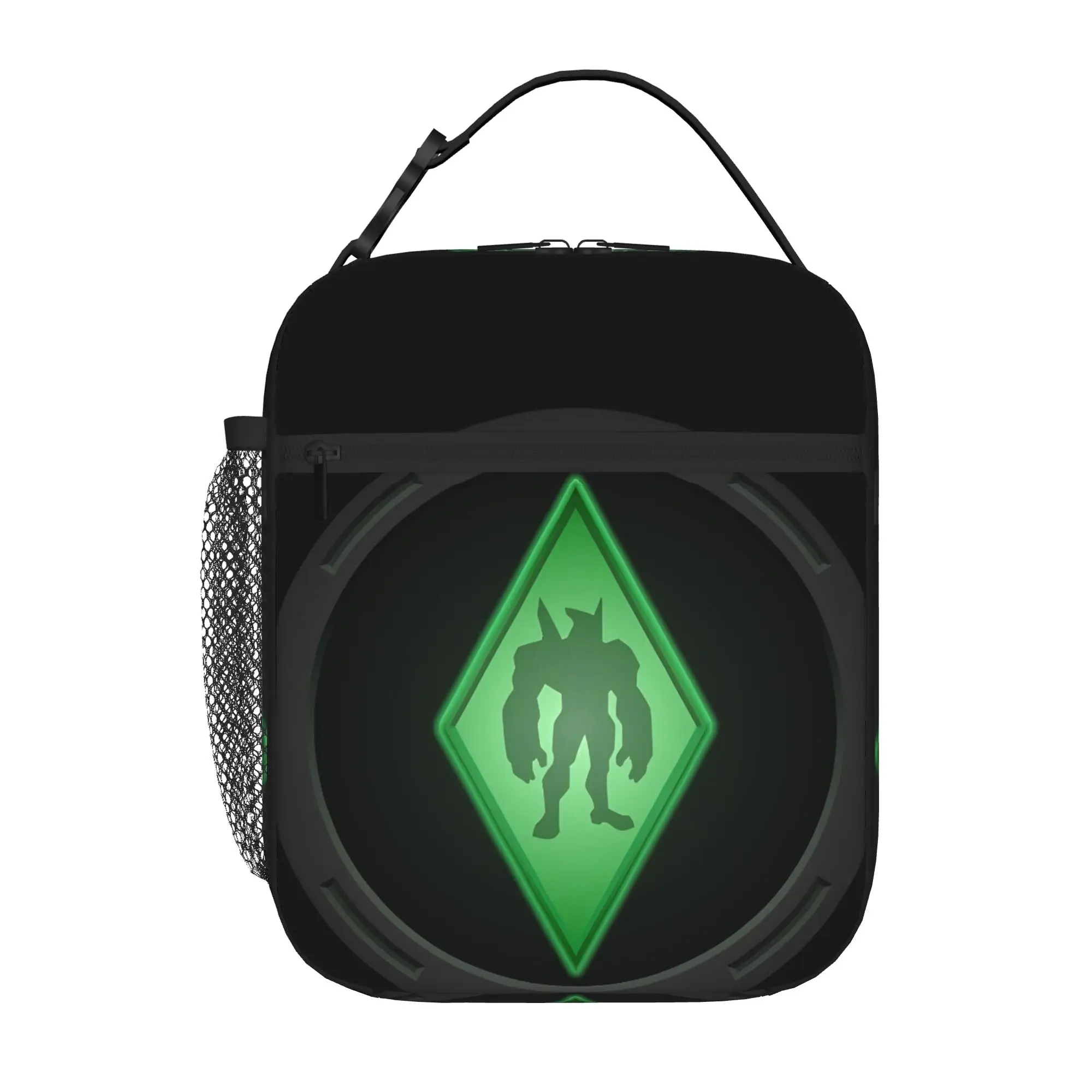 Back to school season  Snack Bag Diamond head Omnitrix Face Kawaii Good Quality Classic Heat Preservation Lunch Bag