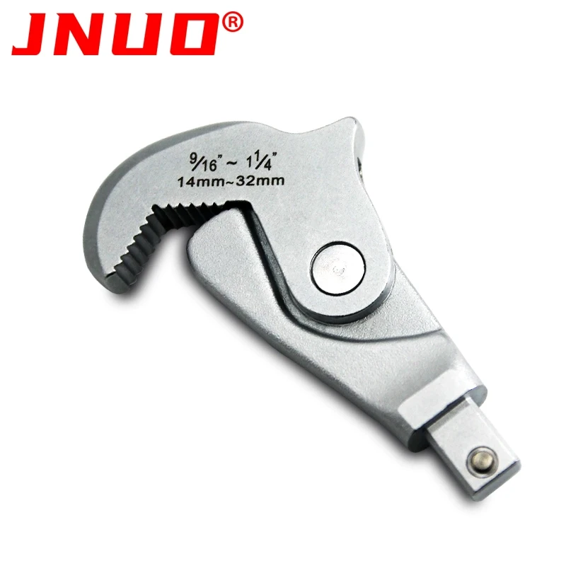 

jnuo Torque spanner rebar head torque detection interface hawksbill 9 * 12 connector insert fast movable pipe wrench