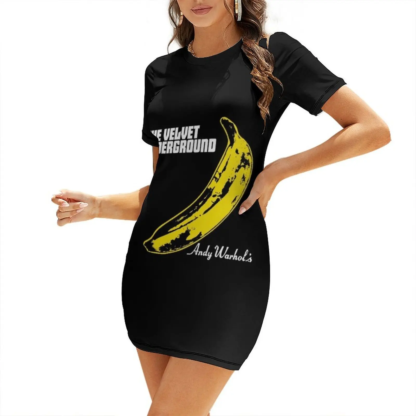 

The Velvet Underground Gif For Fan Short-Sleeved Dress summer dresses for women 2026 summer dress women 2026