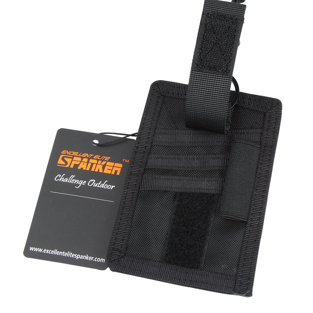 EXCELLENT ELITE SPANKER Tactical Badger Vertical ID Holder  Lanyard Card File Hanging Holder Adjustable Credit Card Holder
