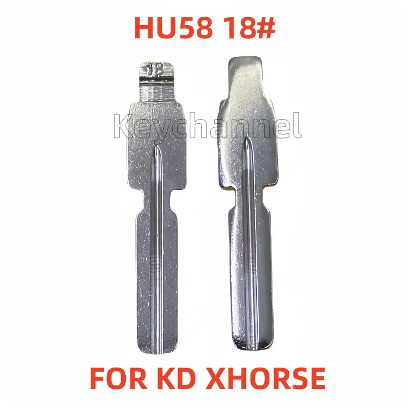 

Keychannel 10pcs/lot Car Flip Key Blade HU58 KD Key Blank 18# EWS Blade for BMW 3 5 7 Z Series 1997+ for KEYDIY Xhorse Remote