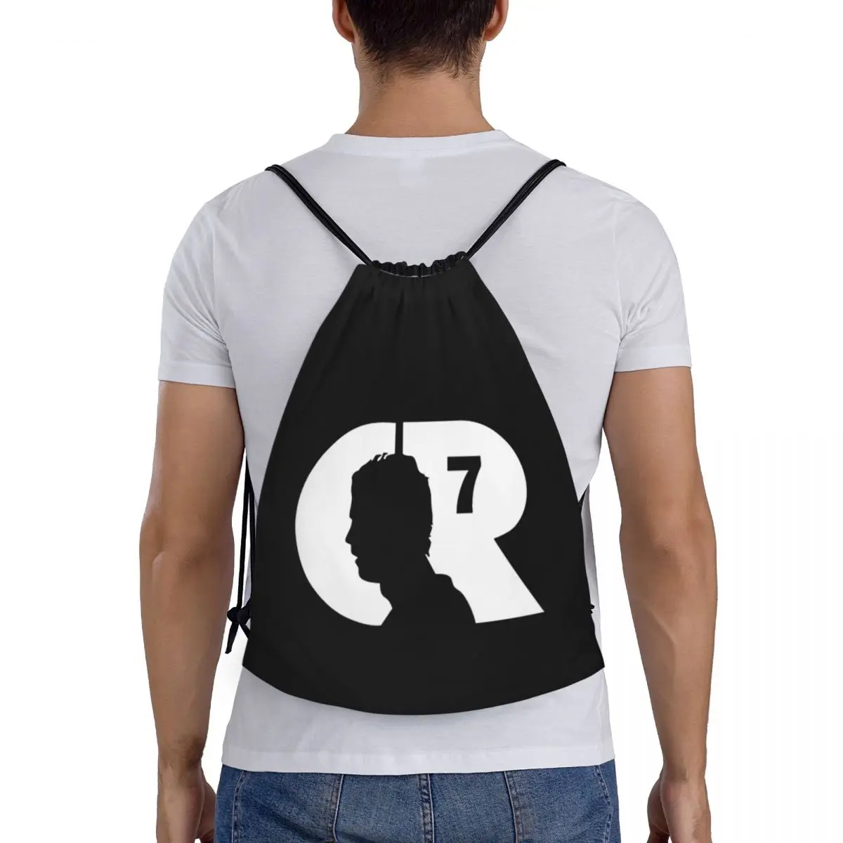 

CR7 Cristiano Ronaldo Backpacks Multi-function Portable Drawstring Bags Shoes Bag Book Bags For Travel Students