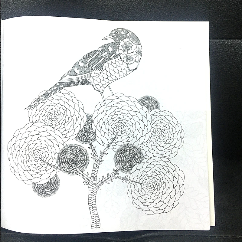 24 páginas animal reino edição em inglês antiestresse livro para colorir para crianças adultos graffiti pintura desenho livro de arte