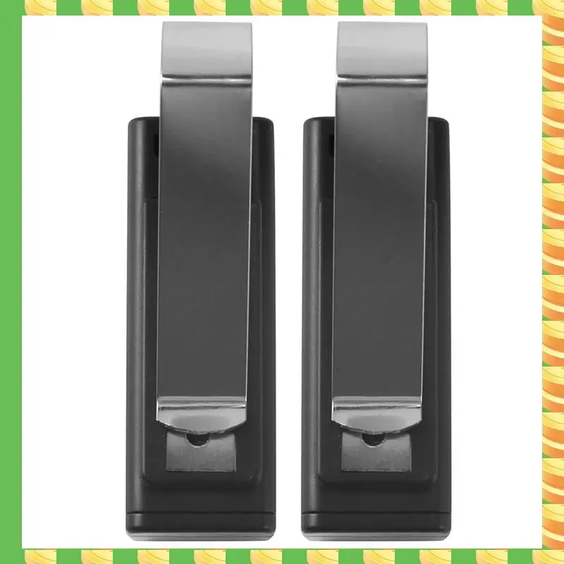 AB53 6 Pcs Car Key Garage Door Key Remoter Clamp Bracket Car Sun Visor Clip Holder Auto Fastener Clip Bracket Black