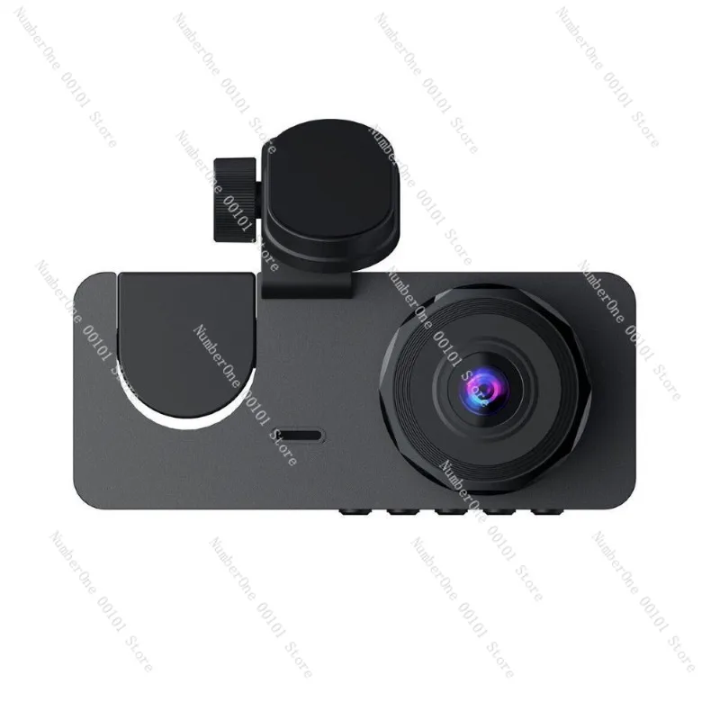 

High definition driving recorder, three records 1080P mobile phone WIFI interconnection