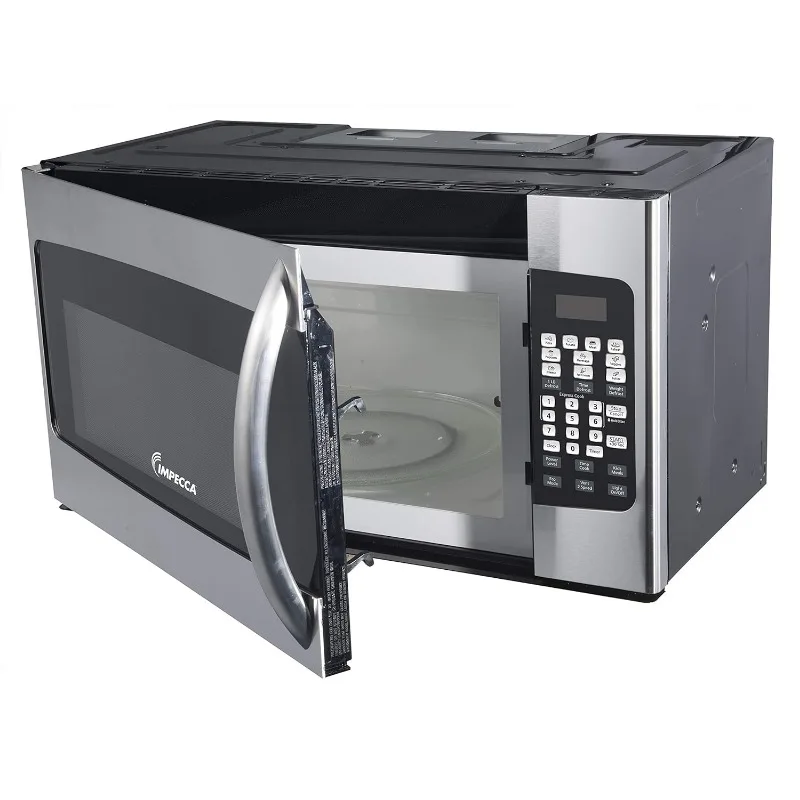 Impecca 1.6 cu. ft. Over-the-Range 30” Microwave 1000 Watts, with Surface Light, 2 Speed Vent System, Touchpad Controls