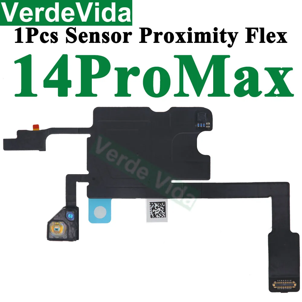 1pcs Top Ear Earpiece Proximity Light Sensor Flex Cable iphone 13 14 Pro Max 15 Plus Fix Face ID Receiver Replacement Parts image 3