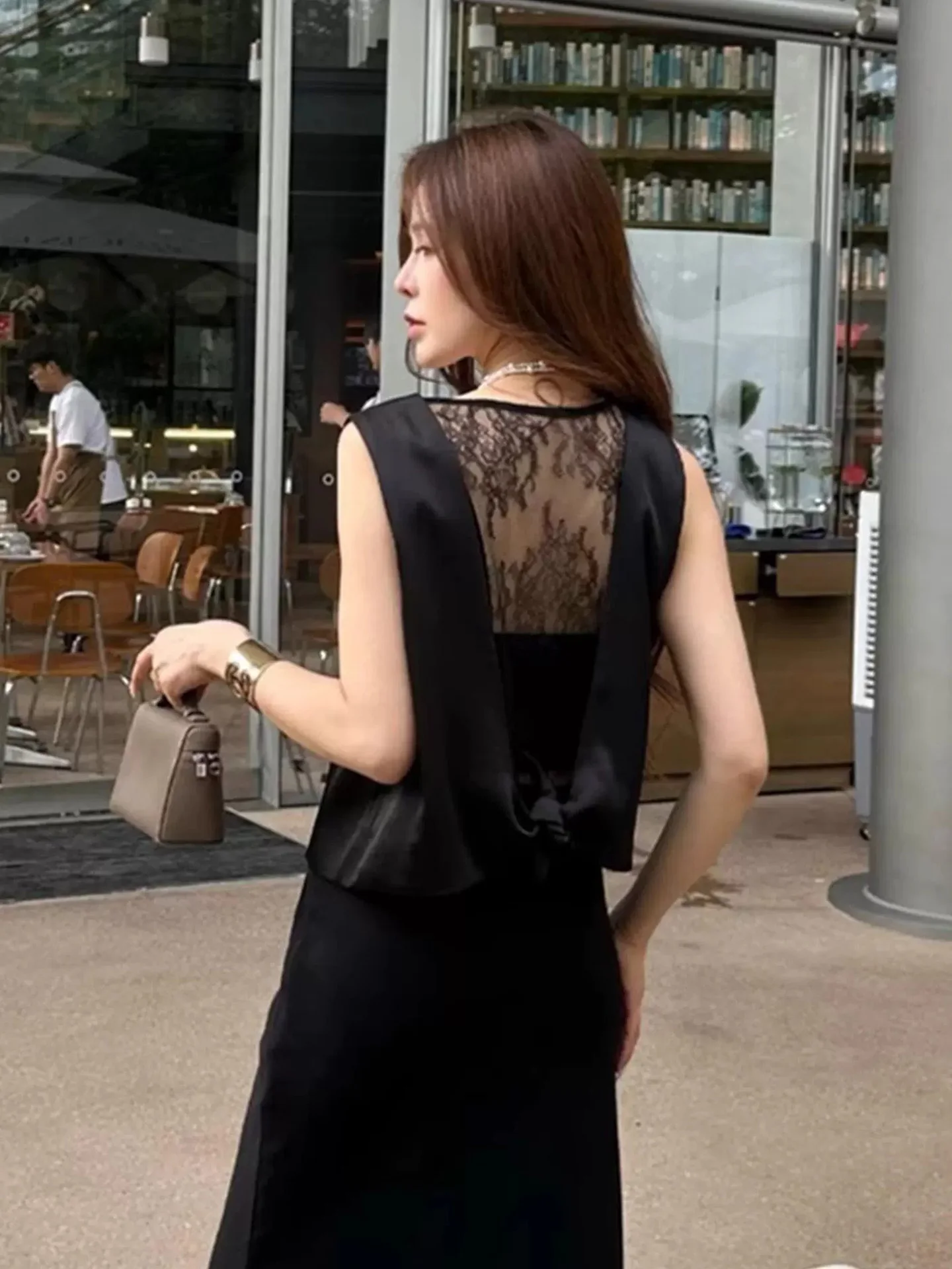 Faionable الدانتيل با لصق تصميم oulder Bared سترة المرأة الصيف تخفيف سليم صالح Svel الأعلى الكورية Sle قطع مستقيمة