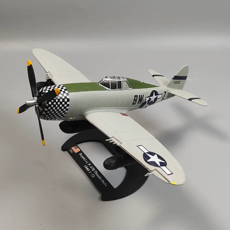 

1/72 Scale American P-47D Thunderbolt Fighter Aircraft Alloy Model Collection Decoration Item Toy