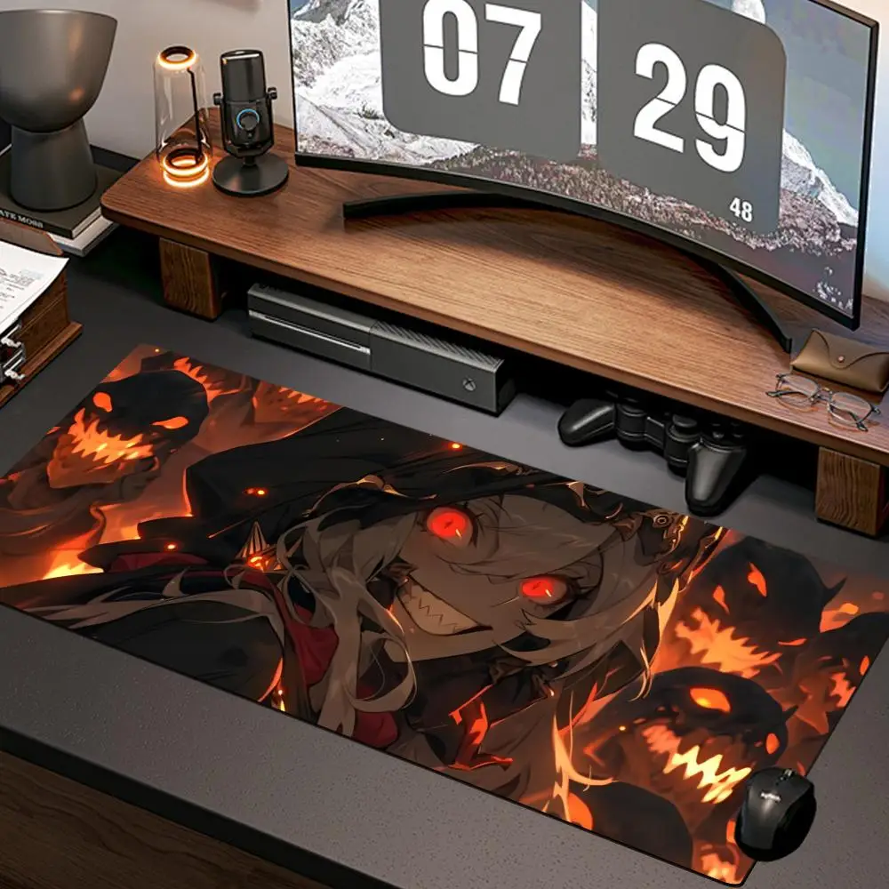 anime demon Mouse Pad New Computer Home Mousepad XXL Desk Mats Natural Rubber Office Anti Slip Gaming Accessories pad